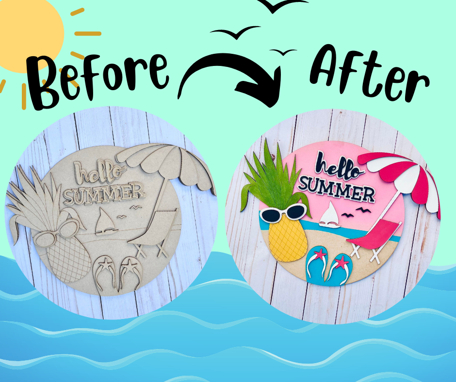 Hello Summer Sign DIY Kit